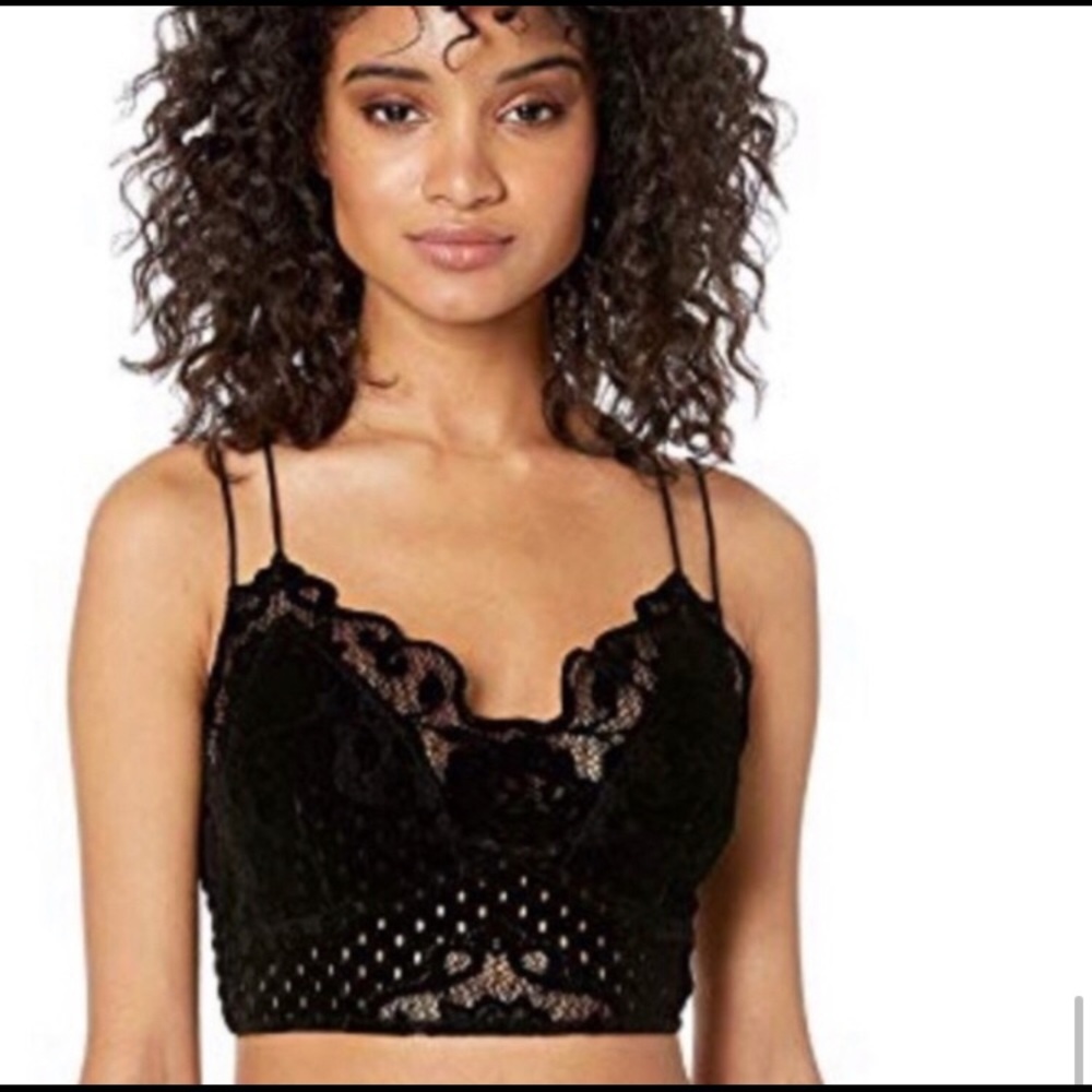 🖤HOST PICK🖤NWOT Free People velvet lace bralette